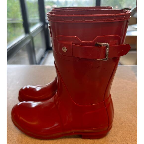 Hunter boots Original Tour Short Gloss Packable Rain Boot - Picture 1 of 7